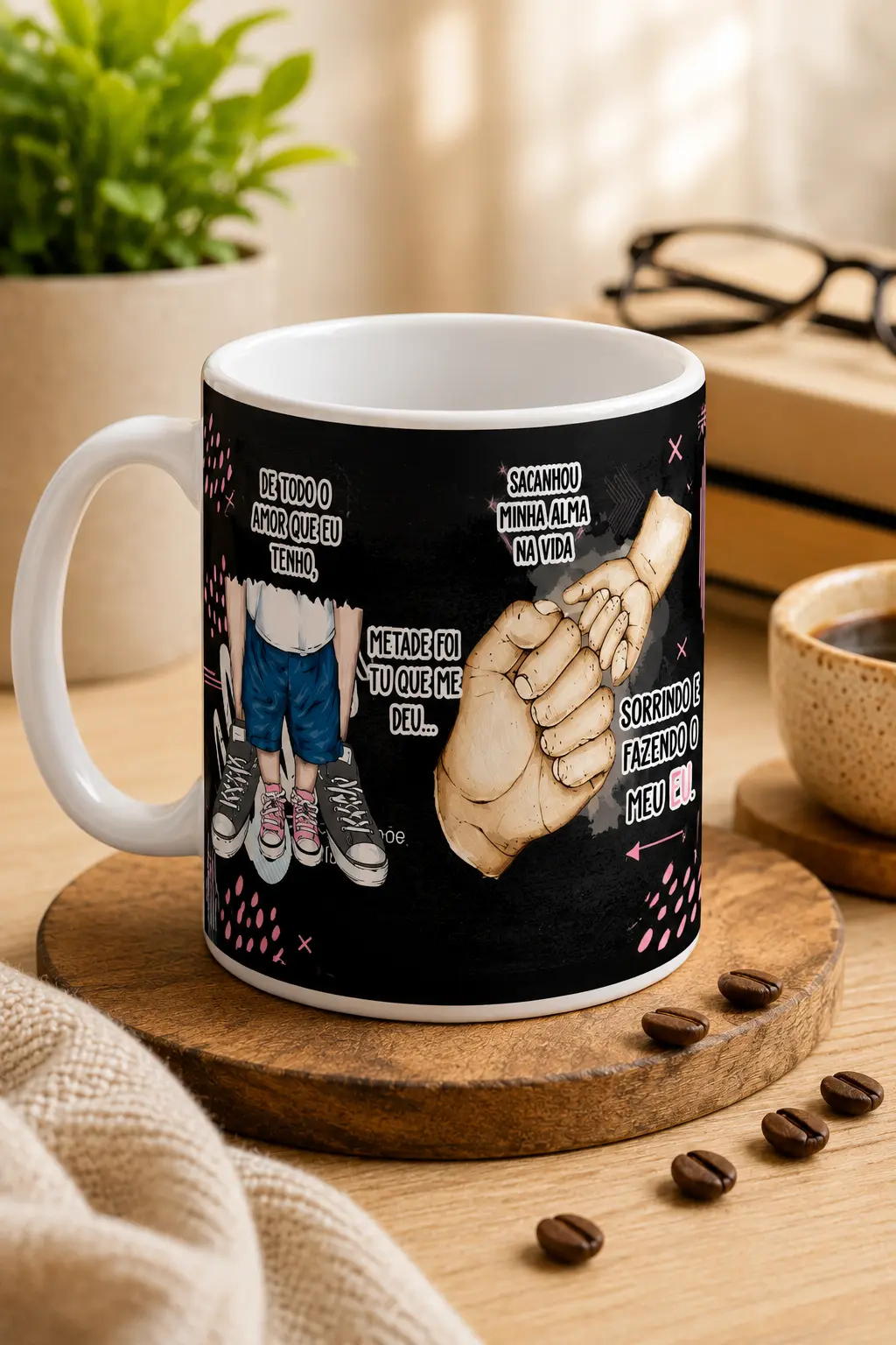 Caneca #23 — De todo o amor que eu tenho, metade foi tu que me deu
