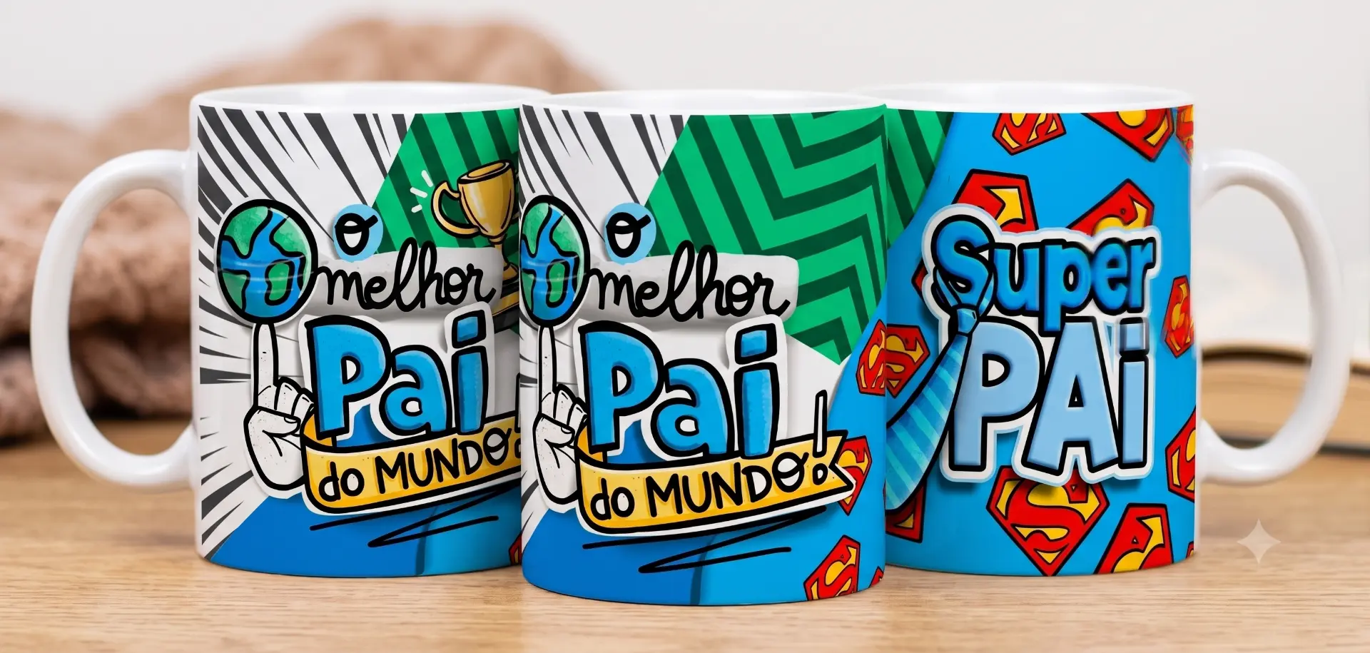 Caneca #21 — O melhor pai do mundo / Super Pai